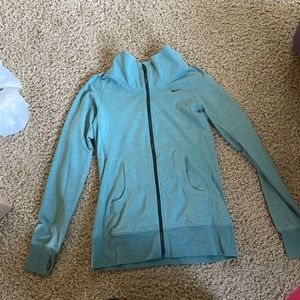 Medium Nike Sri-Fit Zip Up Blueish/Green